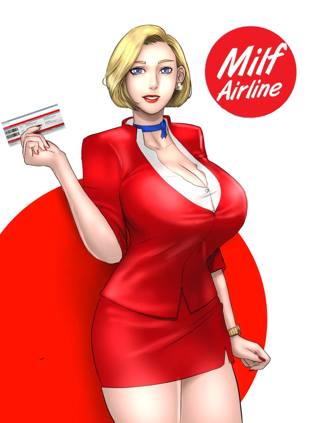 [Scarlett Ann] Milf Airlines Fhentai - Page 1