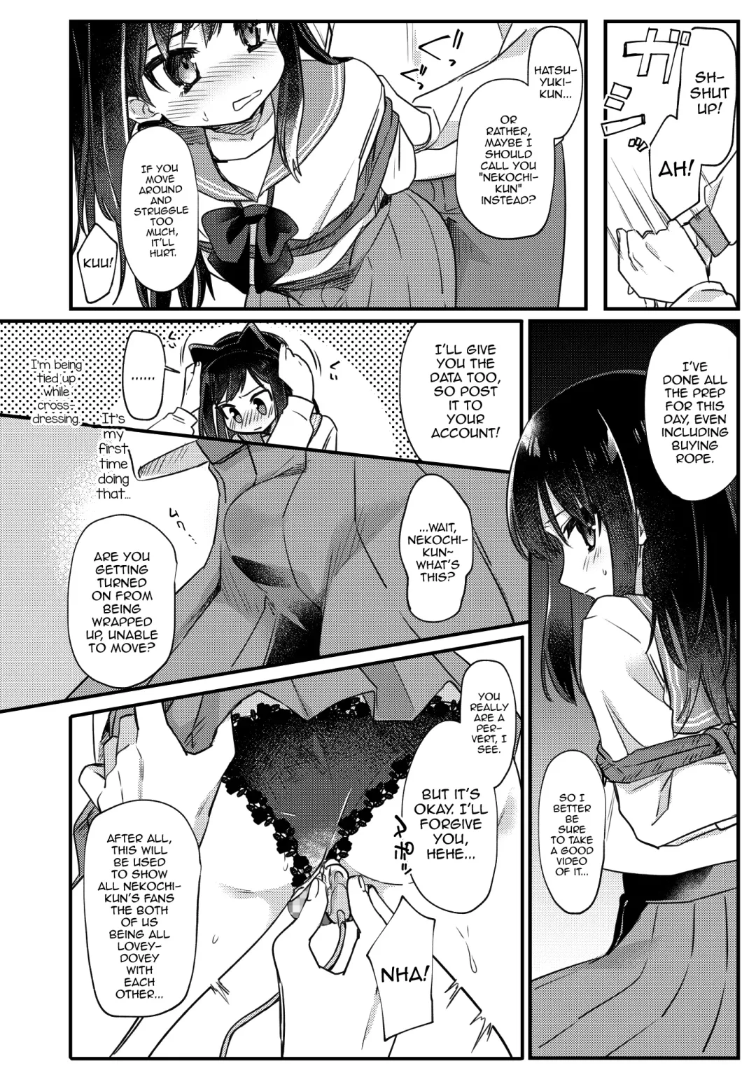 [Hidari Pory5n] Josou Shounen Nekochi ni Gachi Koi Fhentai - Page 23
