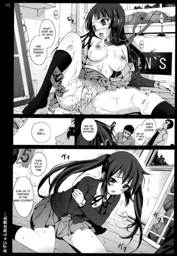 [Mokusei Zaijuu] Azunyan Shojo Soushitsu... | Azu-nyan's Lost Virginity Fhentai - Page 9