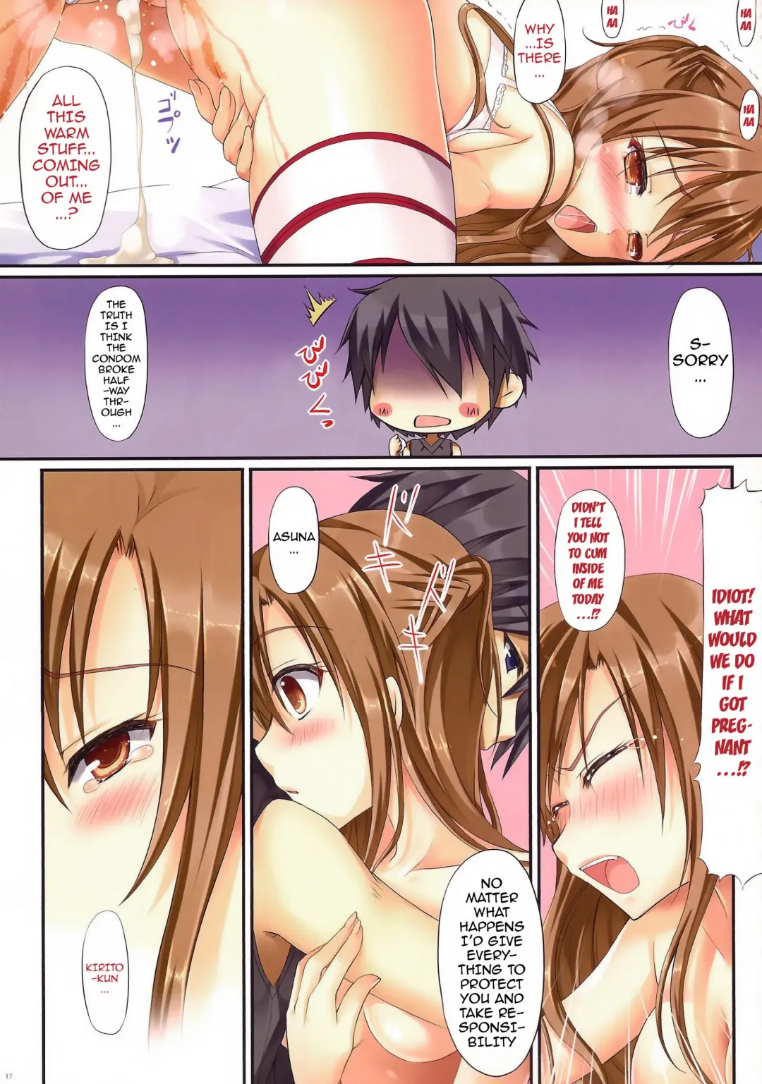 [Hanahanamaki - Sousouman] Asuna ni 100% Nama Nakadashi Shimasu | Cumming Inside Asuna 100% Raw (decensored) Fhentai - Page 16