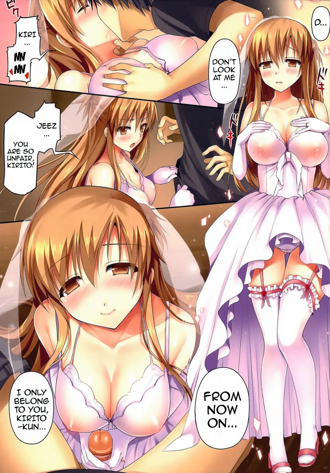 [Hanahanamaki - Sousouman] Asuna ni 100% Nama Nakadashi Shimasu | Cumming Inside Asuna 100% Raw (decensored) Fhentai - Page 50