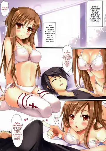 [Hanahanamaki - Sousouman] Asuna ni 100% Nama Nakadashi Shimasu | Cumming Inside Asuna 100% Raw (decensored) Fhentai - Page 8