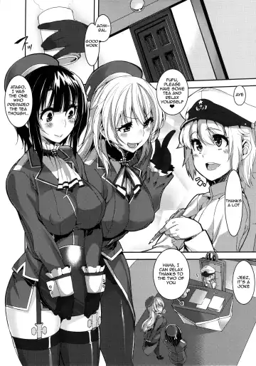 [Henkuma] Chicchai Teitoku to Takao-san to Atago-san | Tiny Admiral, Takao-san, and Atago-san Fhentai - Page 4