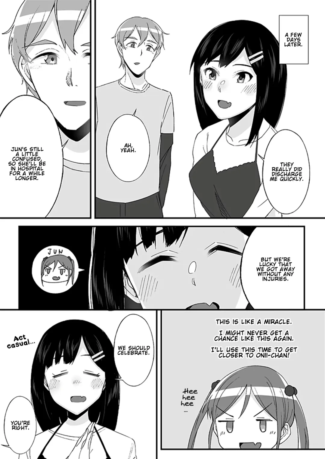 [Ogawa Eru] "Imouto no Karada no Kanojo" to "Kanojo no Karada no Imouto", Docchi no Naka ga Kimochi Ii? Chapters 1-2 Fhentai - Page 15