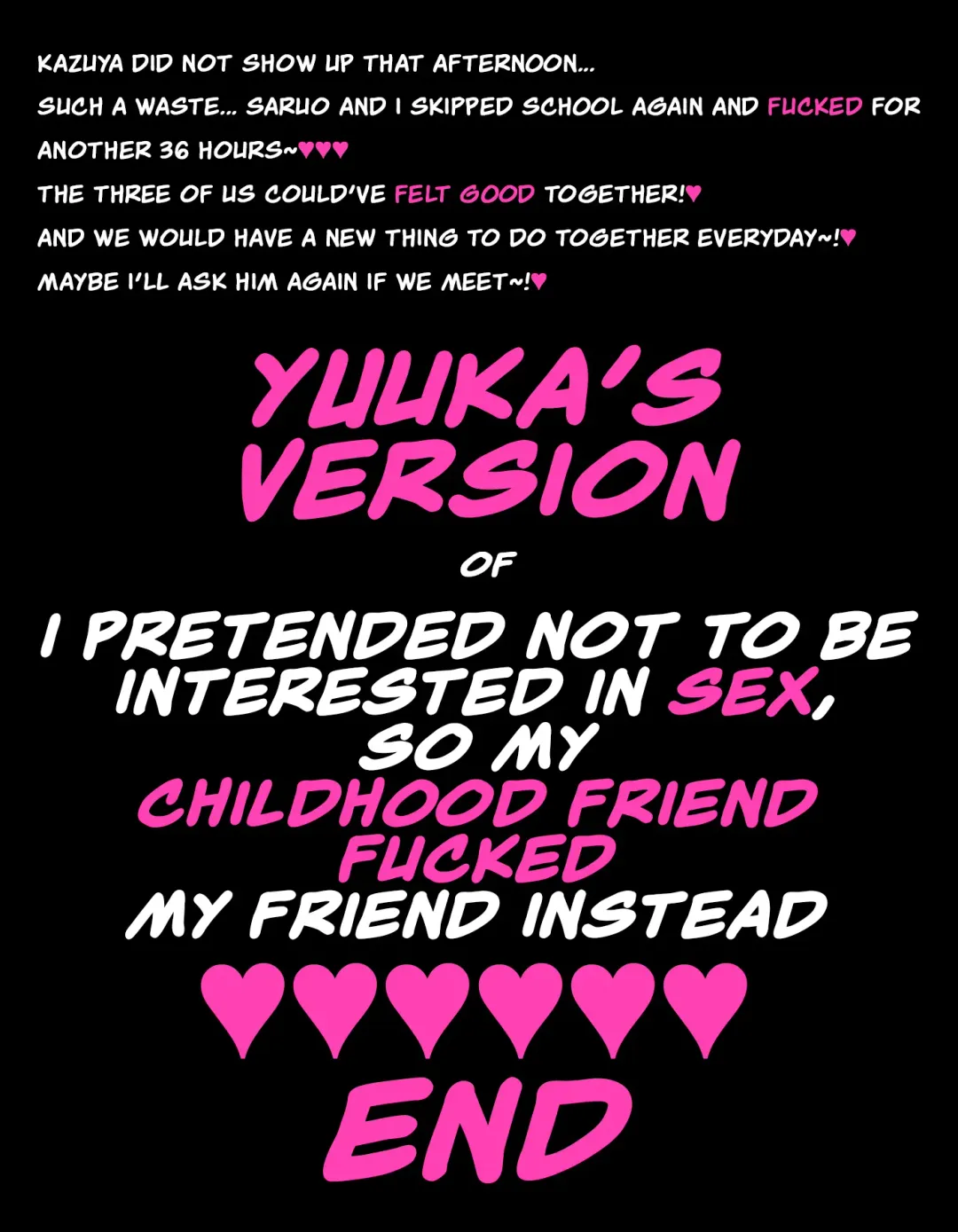 [Motsuaki] YUUKA'S VERSION of Because my childhood friend is not interested in sex, I fucked his friend instead (decensored) Fhentai - Page 103