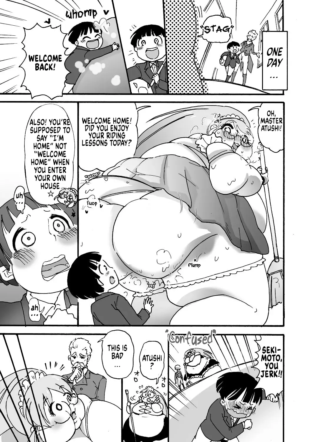 [Arakata] Himanka Maid no Sekimoto-san Fhentai - Page 8