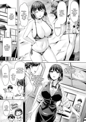 [Okumoto Yuuta] Hitozumamire Beach! | Wife-Packed Beach! English Decensored Fhentai - Page 7