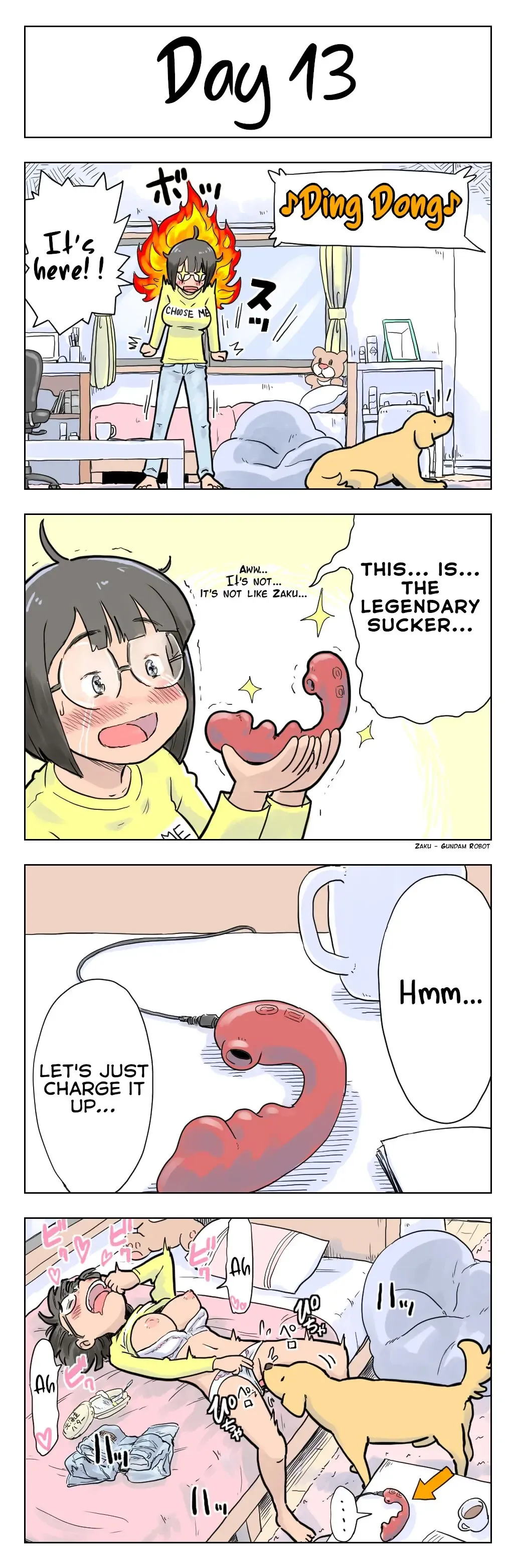 [Lithium] 100-nichigo ni Aiken to Sex suru Jimi Kyonyuu Megane-chan Fhentai - Page 14