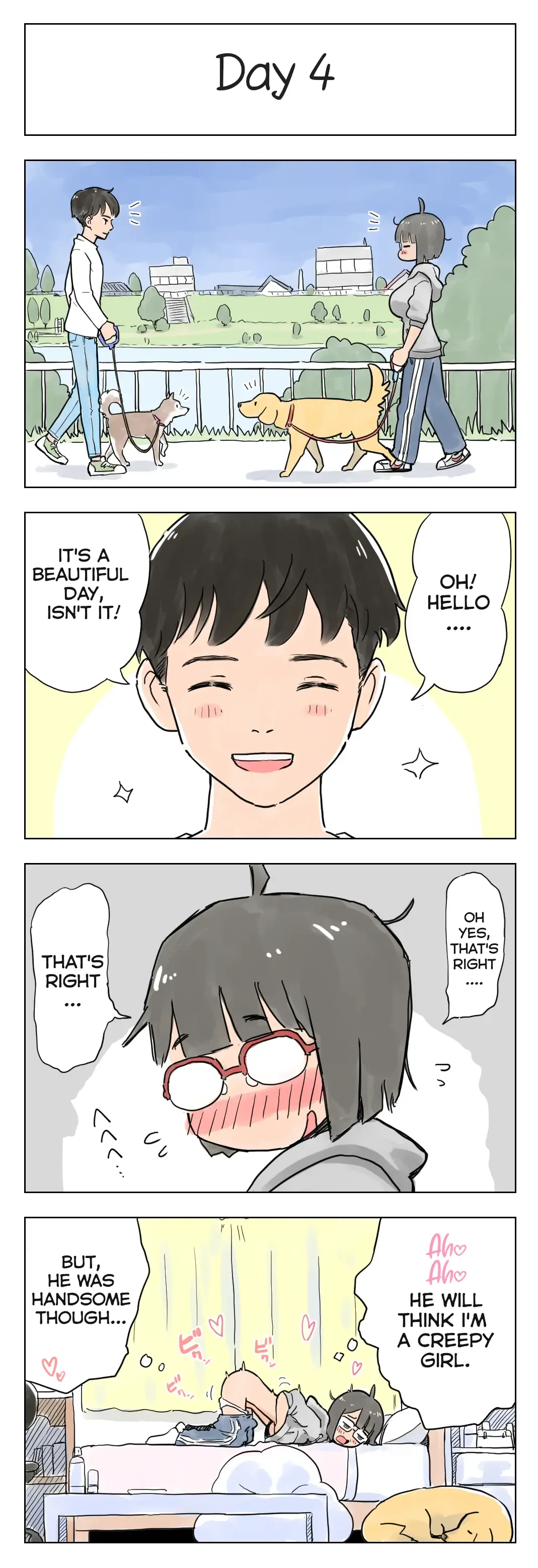 [Lithium] 100-nichigo ni Aiken to Sex suru Jimi Kyonyuu Megane-chan Fhentai - Page 5