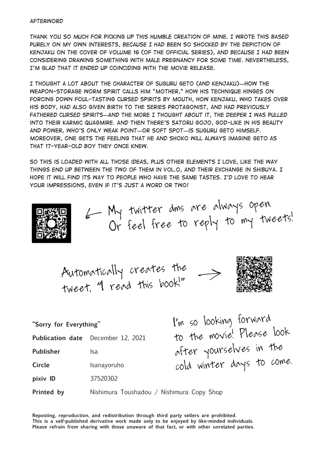 [Isa] Nandomo Gomen ne | Sorry for Everything (decensored) Fhentai - Page 51