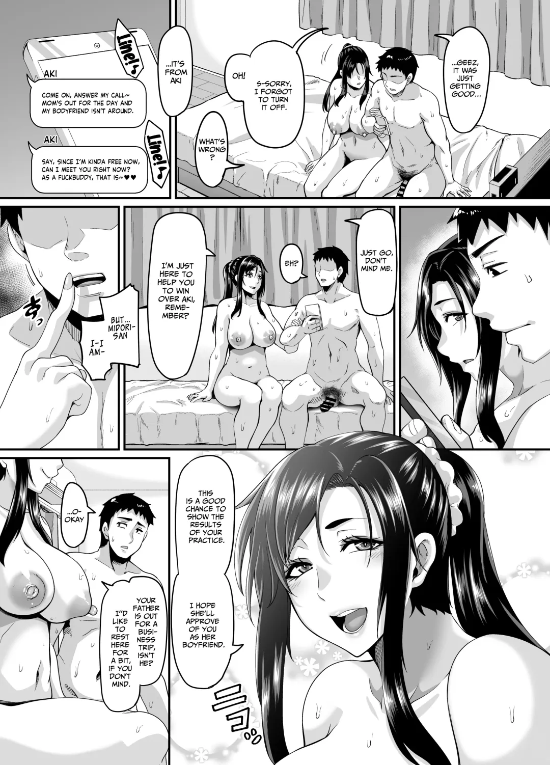 [Kazuhiro] Sukebe na Musume no Otoshikata Dosukebe na Oba-san ga Shikonde Ageru | A slutty old lady will tell how to make her slutty daughter fall for you Fhentai - Page 46