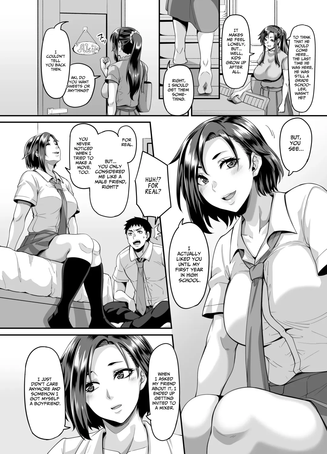 [Kazuhiro] Sukebe na Musume no Otoshikata Dosukebe na Oba-san ga Shikonde Ageru | A slutty old lady will tell how to make her slutty daughter fall for you Fhentai - Page 5