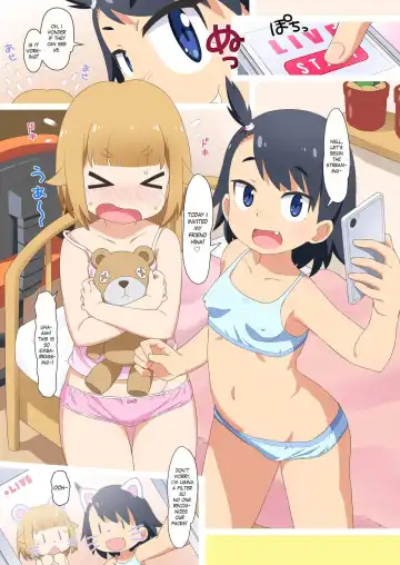 [Hiro Hiroki] Natsumi to Hina no Ecchi na Namahaishin Ganbaru zo! | Natsumi and Hina will do their best at their lewd live streaming! Fhentai - Page 4