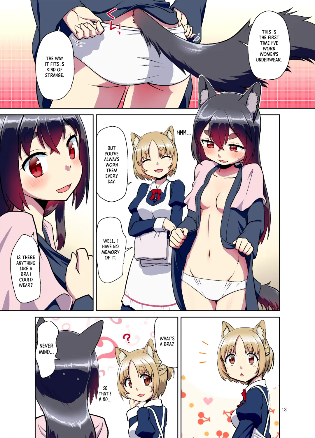 [Fumotono Mikoto] Me ga Sametara Kemomimi Shoujo ni Natteita Ohanashi | The Story of How When I Woke Up, I Had Become an Animal-Eared Girl Fhentai - Page 13