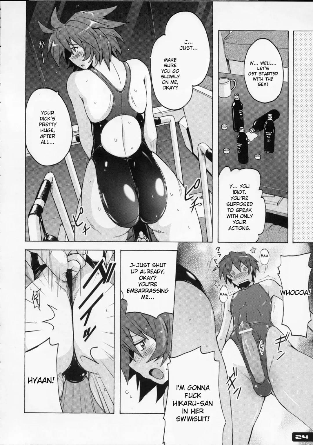 [Murasaki Nyaa] Pitapita Kyouei Mizugi   - for Competition swimsuit fetist & high cut bottoms fleaks 4 Fhentai - Page 23