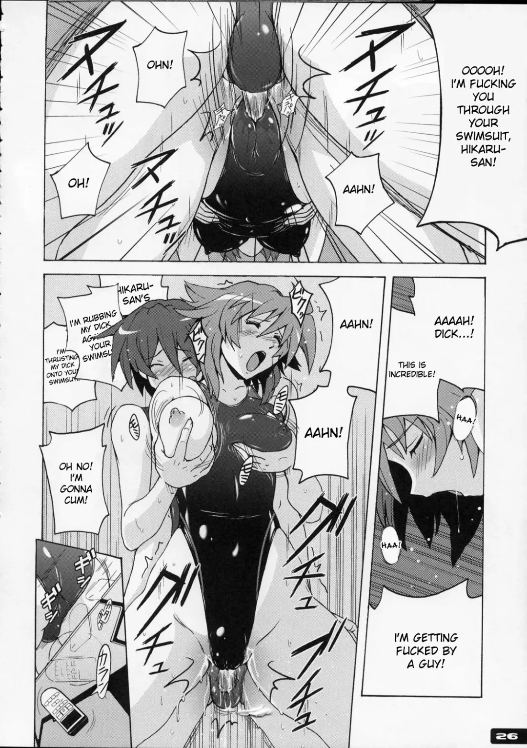 [Murasaki Nyaa] Pitapita Kyouei Mizugi   - for Competition swimsuit fetist & high cut bottoms fleaks 4 Fhentai - Page 25