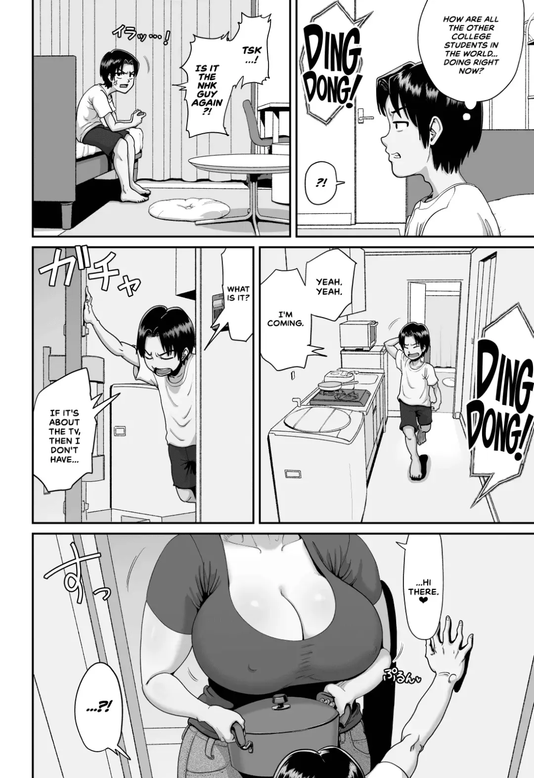 [Azamidon] Bakunyuu Hitozuma Jukujo no Ecchi na Osusowake | An Extremely Busty Married MILF's Sexual Sharing Fhentai - Page 3