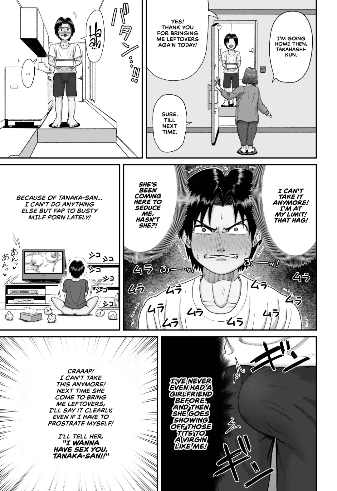 [Azamidon] Bakunyuu Hitozuma Jukujo no Ecchi na Osusowake | An Extremely Busty Married MILF's Sexual Sharing Fhentai - Page 8