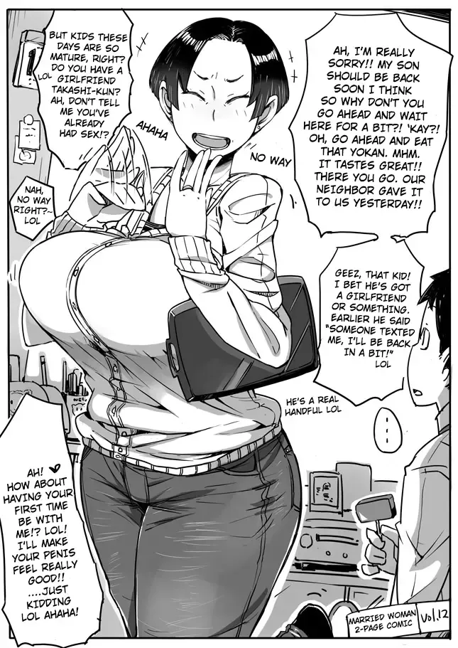 [Haitukun] Hitozuma Futakoma | Married Woman 2-Page Comic Fhentai - Page 23