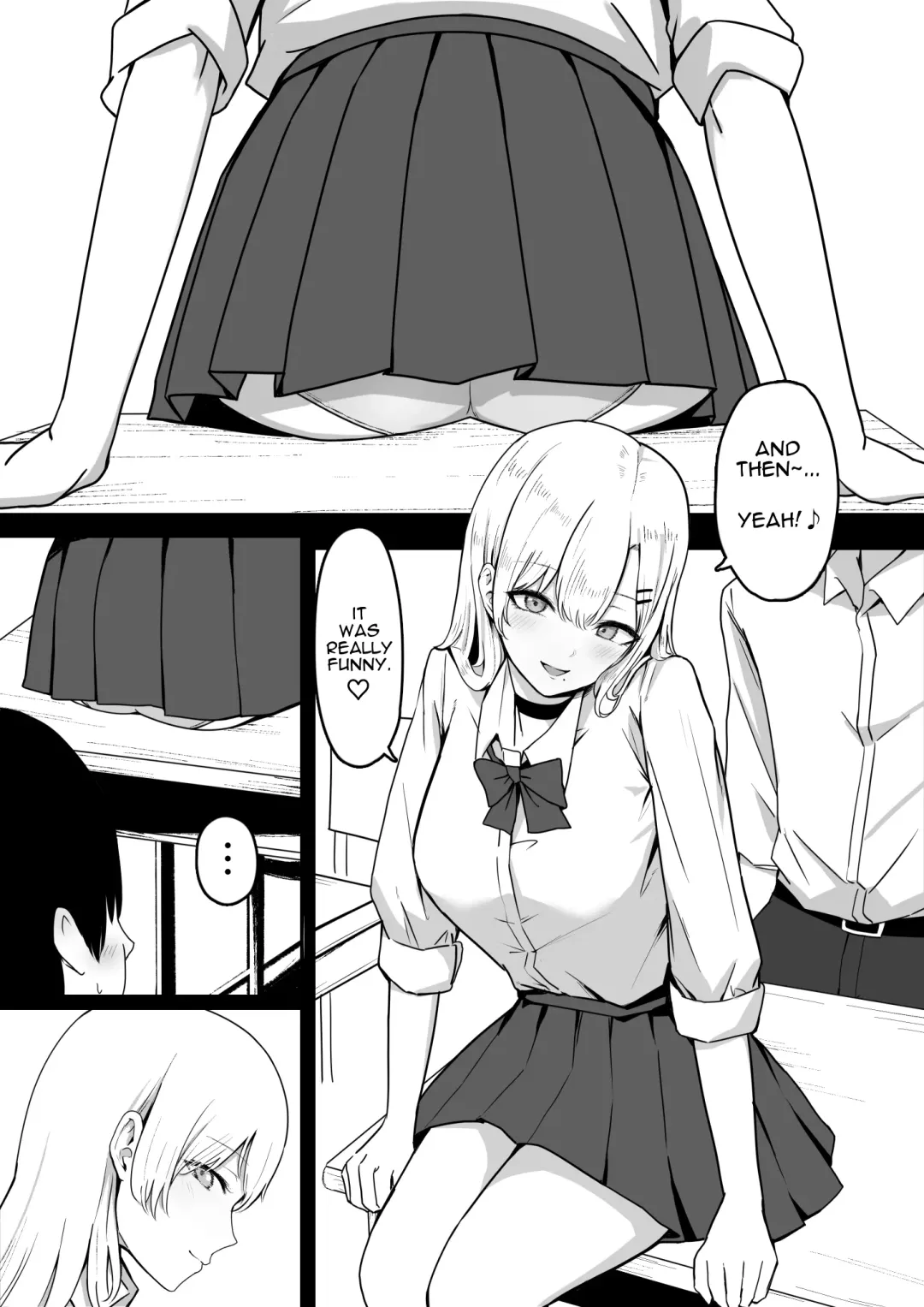 Dosukebe JK Gal no Honki Sakusei | Squeezed Dry by a Naughty High School Gyaru Fhentai - Page 3