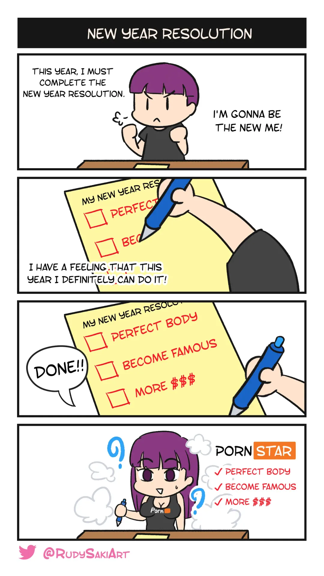 [Rudy Saki] Genderbent Gag Comic Fhentai - Page 1