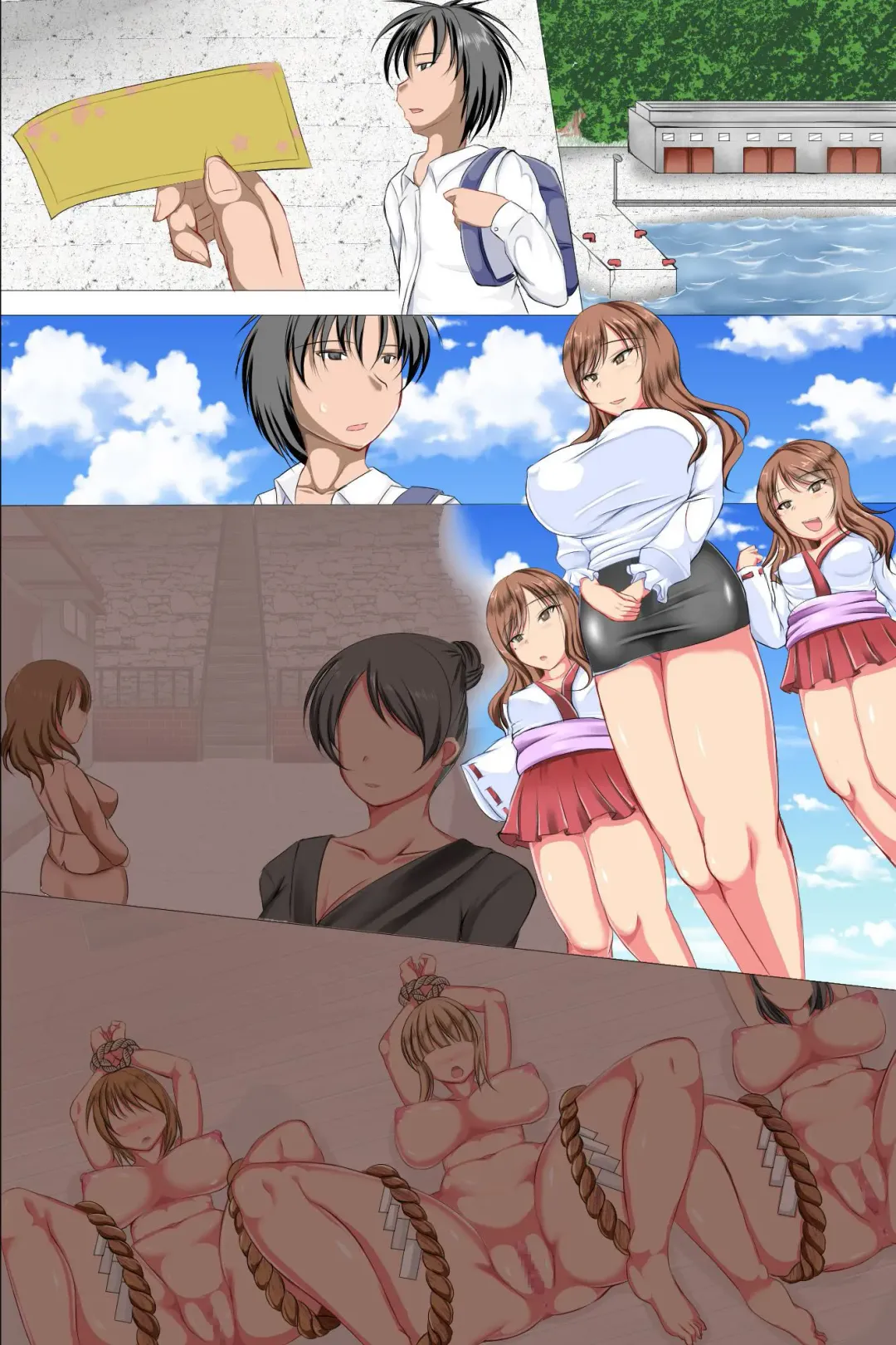 [Hiro] Yume no hāremu seikatsu! Ore ga nozomeba don'na on'na mo yorokonde zenra de go hōshi shite kureru sekai Fhentai - Page 53