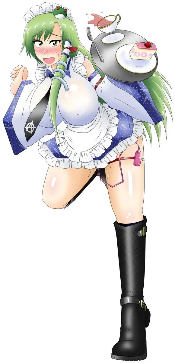 [Tasuro Kuzuha] Kochiya Sanae, Beit Ganbarimasu!! Fhentai - Page 43