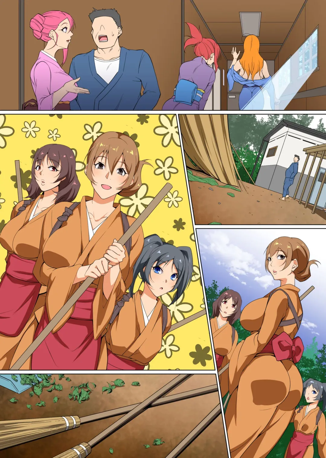 [Izuminoaru] Sennou Ryokan e Youkoso! Hatsujou Kyonyuu Bijo-tachi no Seiyoku o Shizumerareru no wa Ore Hitoridake Fhentai - Page 29