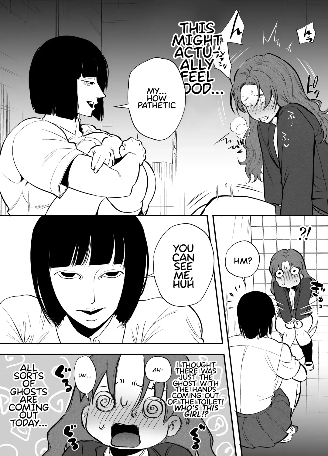 [Chimeda] Watashi to toire to futanari Hanako-san | Me, The Toilet, and a Futanari Hanako-san Fhentai - Page 8