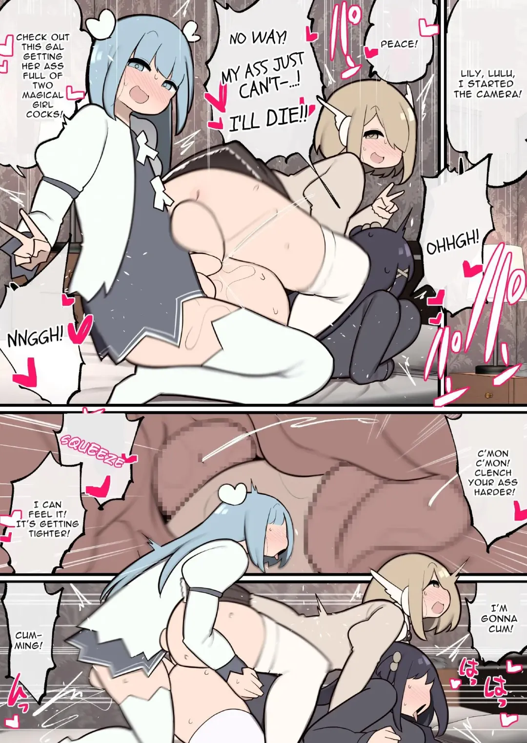 [Momomo - Momomo Gasshuukoku] Futanari Mahou Shoujo Chinchin Hayasareta node Fan no Onnanoko Tabechaima~su | Futanari Magical Girls ~Grow Dicks and Have Their Way With Their Fans~ Fhentai - Page 22