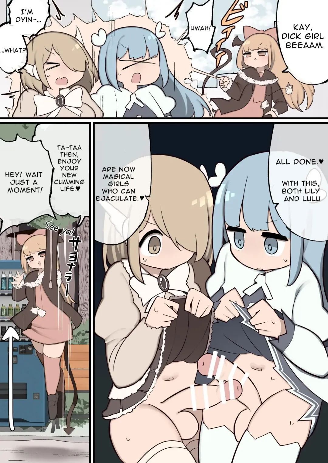 [Momomo - Momomo Gasshuukoku] Futanari Mahou Shoujo Chinchin Hayasareta node Fan no Onnanoko Tabechaima~su | Futanari Magical Girls ~Grow Dicks and Have Their Way With Their Fans~ Fhentai - Page 3