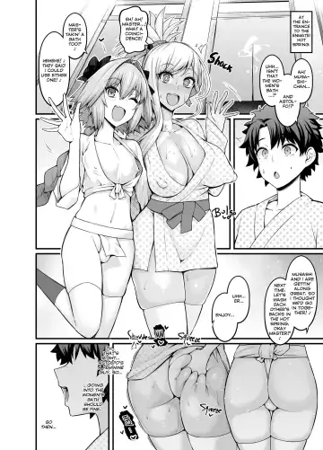 Read [Ankoman] Musashi-chan, Astolfo to Onnayu e Iku - Fhentai