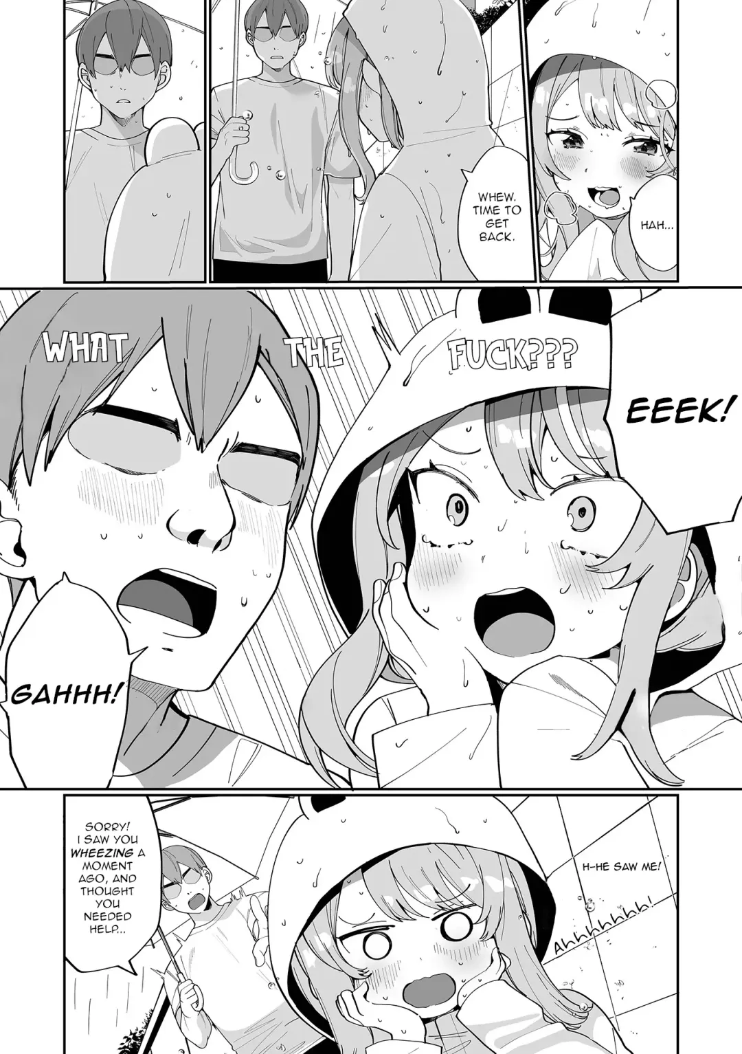 [Oie Kaeru] Ame no Hi no Himitsu♡ Fhentai - Page 6
