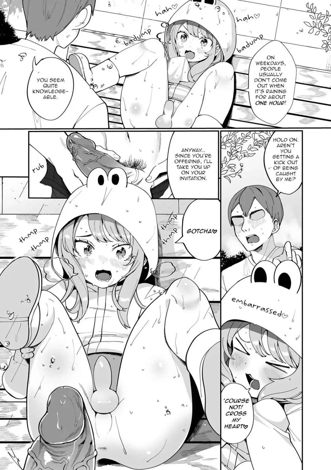 [Oie Kaeru] Ame no Hi no Himitsu♡ Fhentai - Page 9