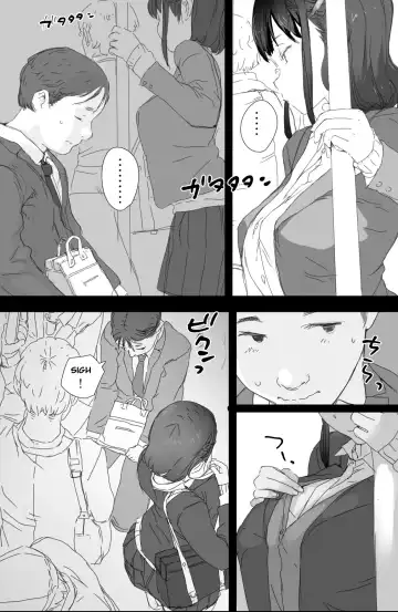 [Hazuki Ten] Tsuukin Densha de Oppai o Mise ni Kuru Musume ga Ite Komattemasu Fhentai - Page 9