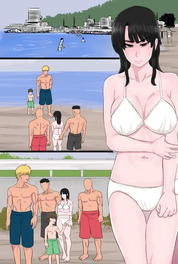 Kurokami Tsurime Mama to Nagisa no YariCir Monogatari Vol. 2 ~Nikuyoku Rouraku Hen~ Fhentai - Page 54