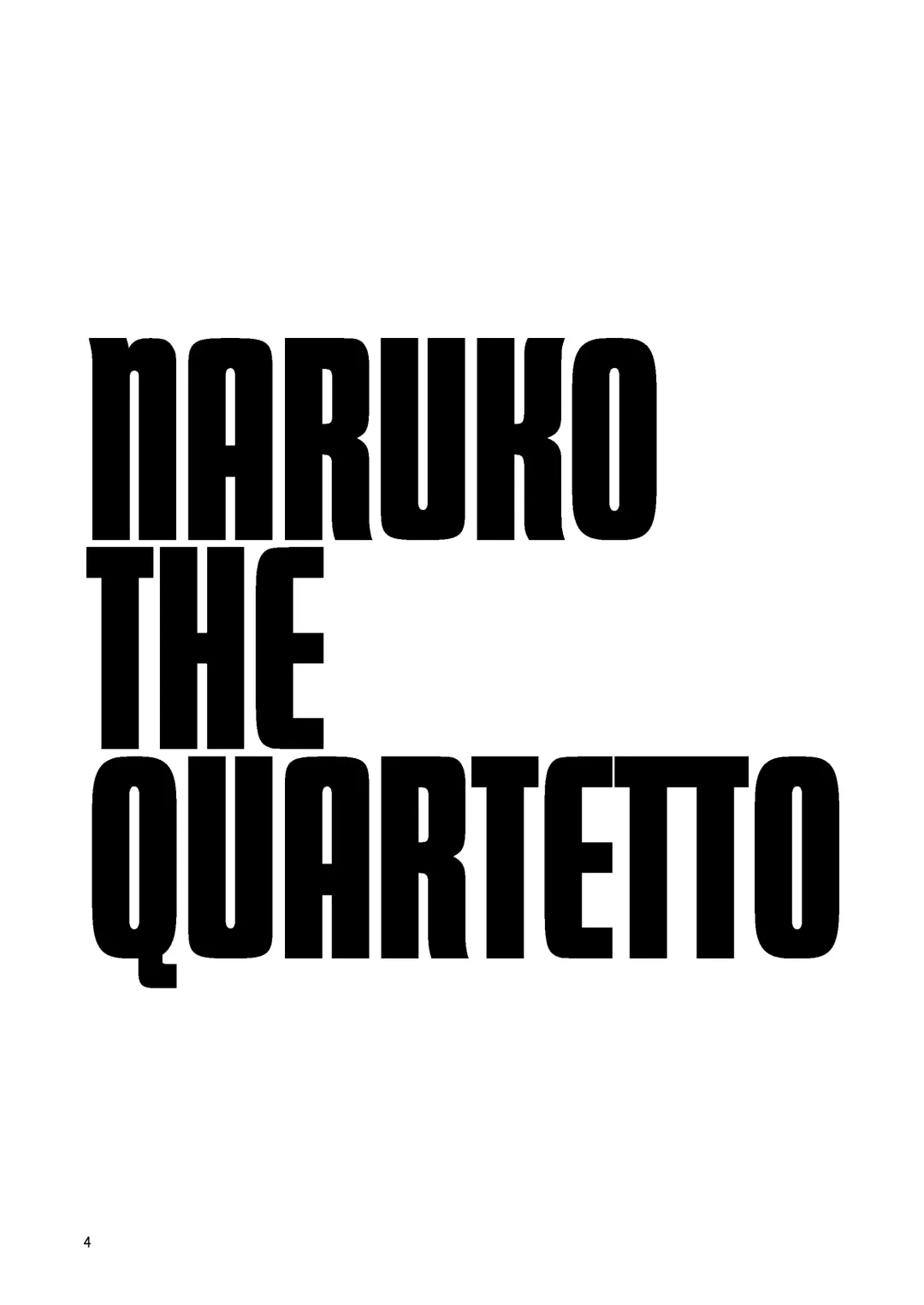 [Suzunomoku] Naruko The Quartetto Fhentai - Page 4