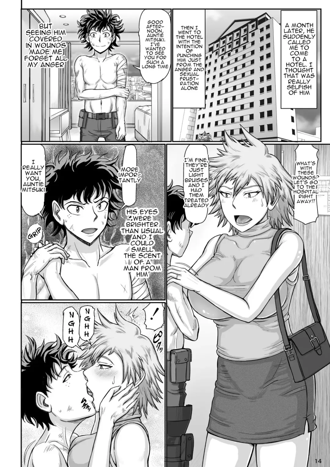 [Swa] Uwakinhaha Bakugou-mama wa Kyou mo Wakai Ko to Gachihame Sex Shiteimasu. | Cheating Mama - Once Again Today Mama Bakugou Is Having Sex With a Young Guy Fhentai - Page 15