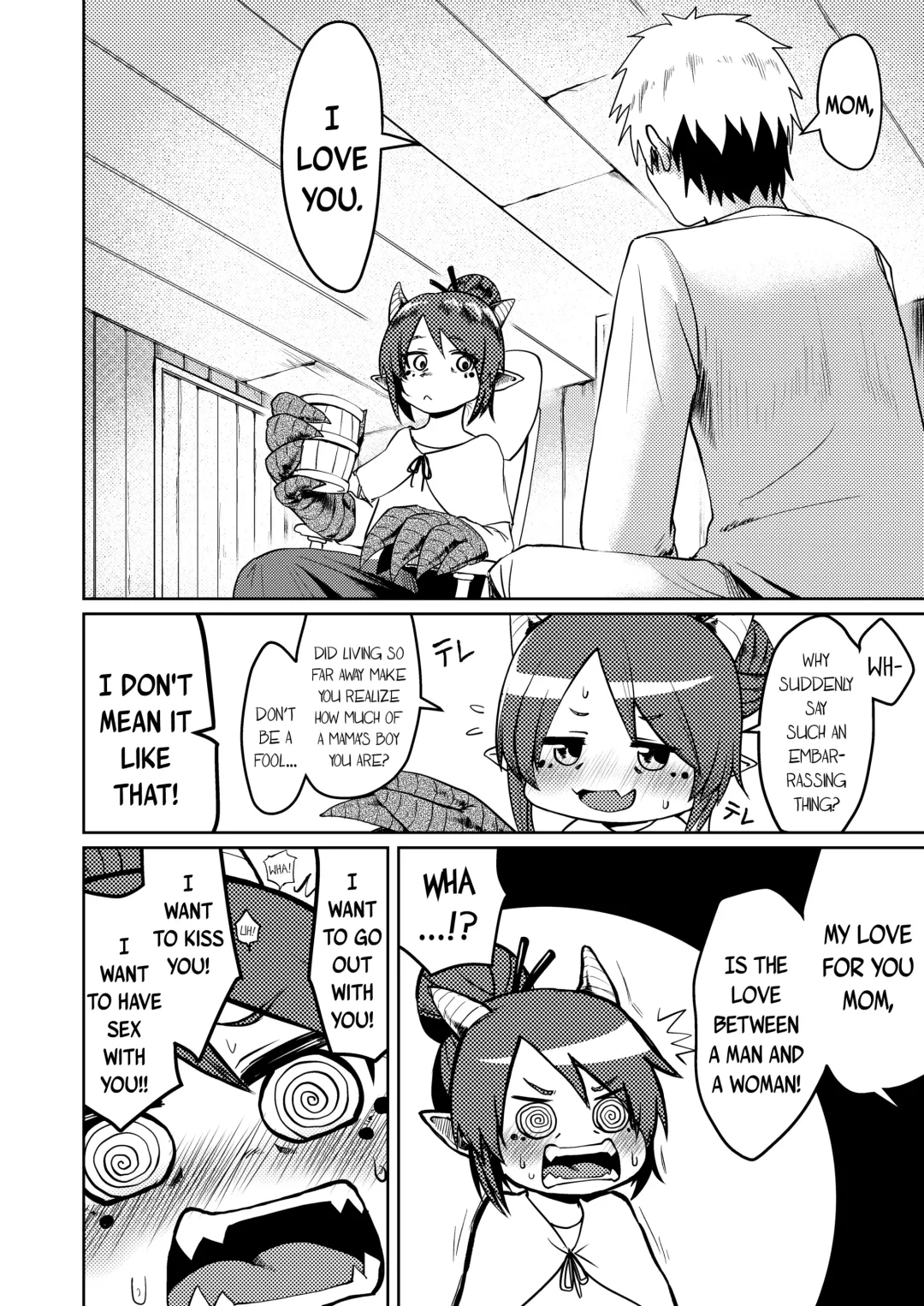[Umiyamasoze] Ryuujin Kaa-san ga Suki Sugite | I Love My Dragonkin Mom Too Much Fhentai - Page 6
