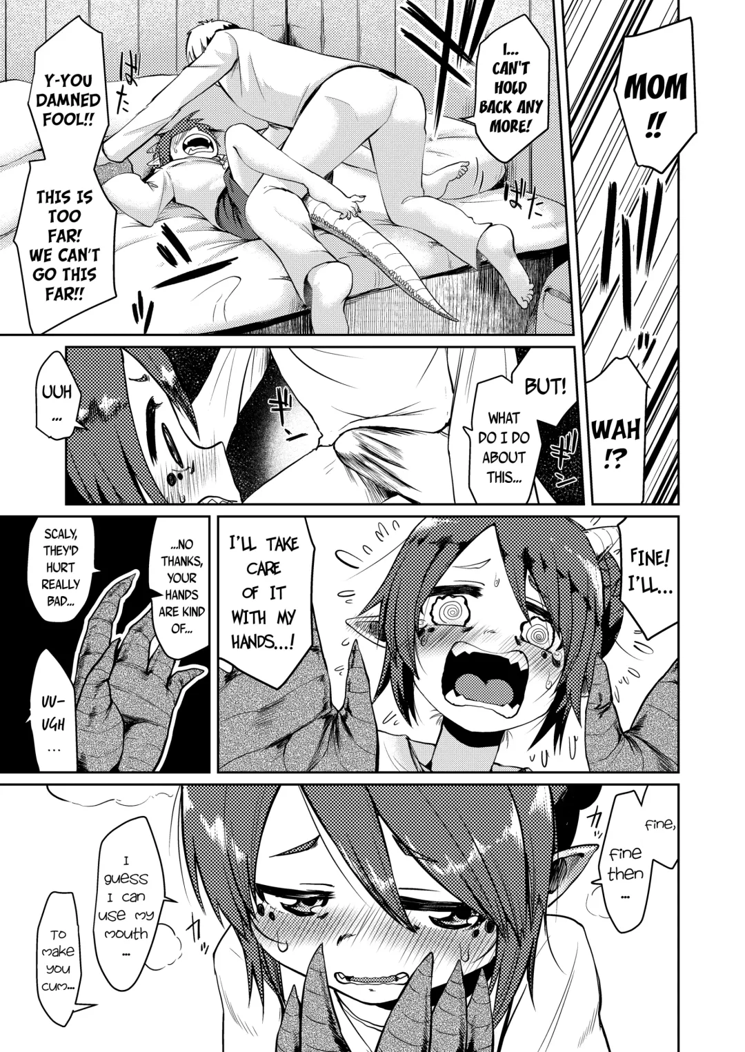 [Umiyamasoze] Ryuujin Kaa-san ga Suki Sugite | I Love My Dragonkin Mom Too Much Fhentai - Page 9