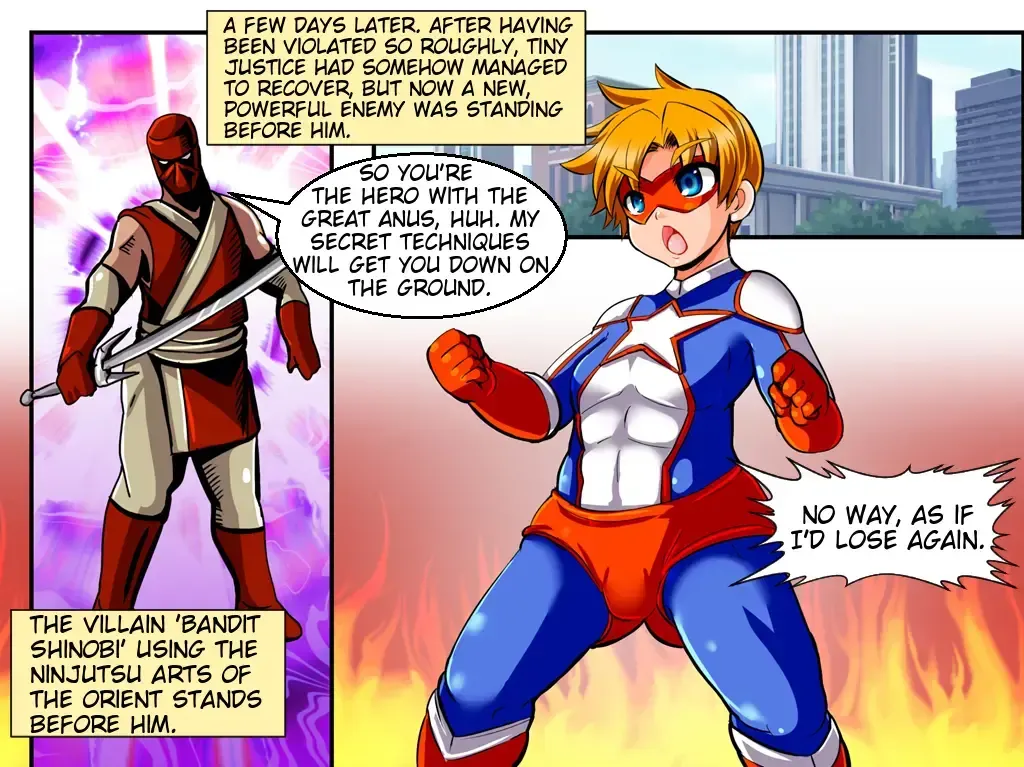 [Marimo] TINY JUSTICE - The Hero Boy Defeat Rape Fhentai - Page 19