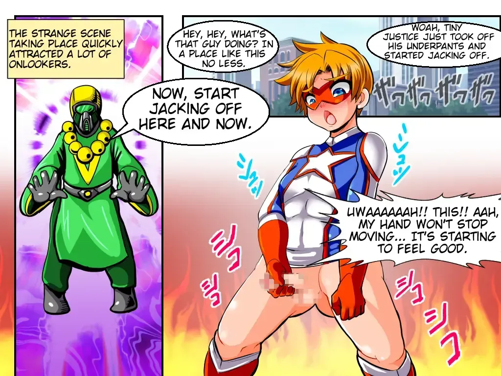 [Marimo] TINY JUSTICE - The Hero Boy Defeat Rape Fhentai - Page 30