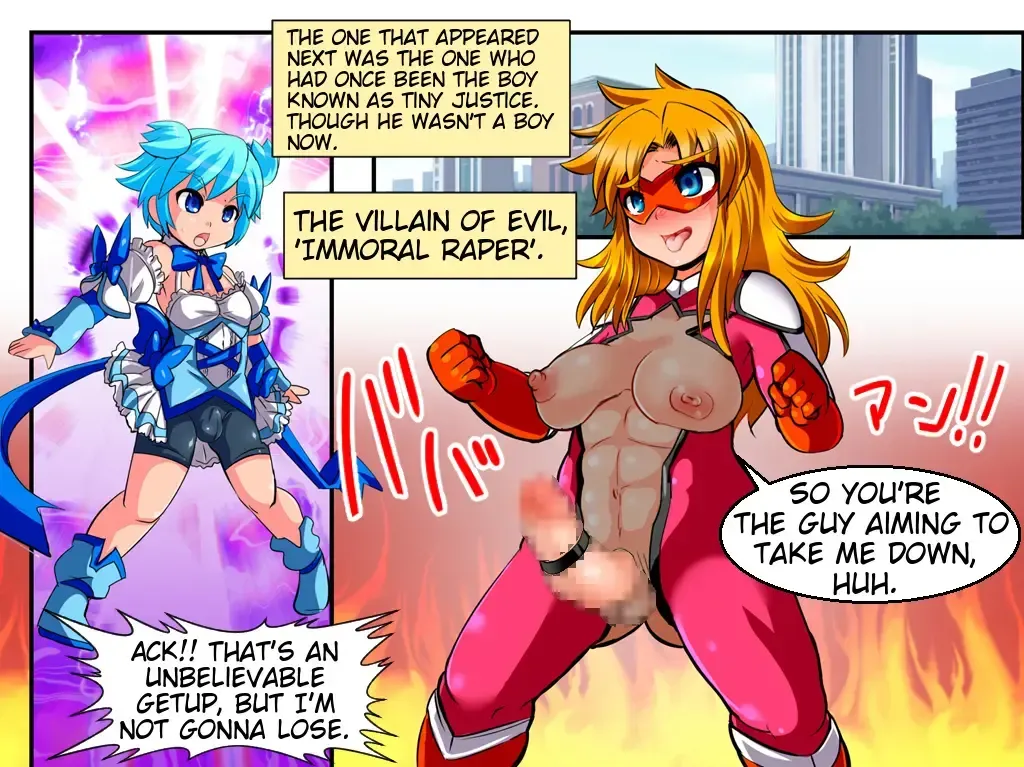 [Marimo] TINY JUSTICE - The Hero Boy Defeat Rape Fhentai - Page 56