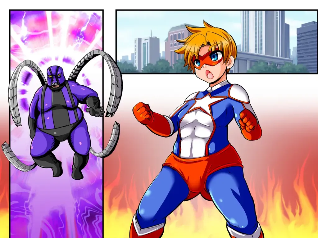 [Marimo] TINY JUSTICE - The Hero Boy Defeat Rape Fhentai - Page 61