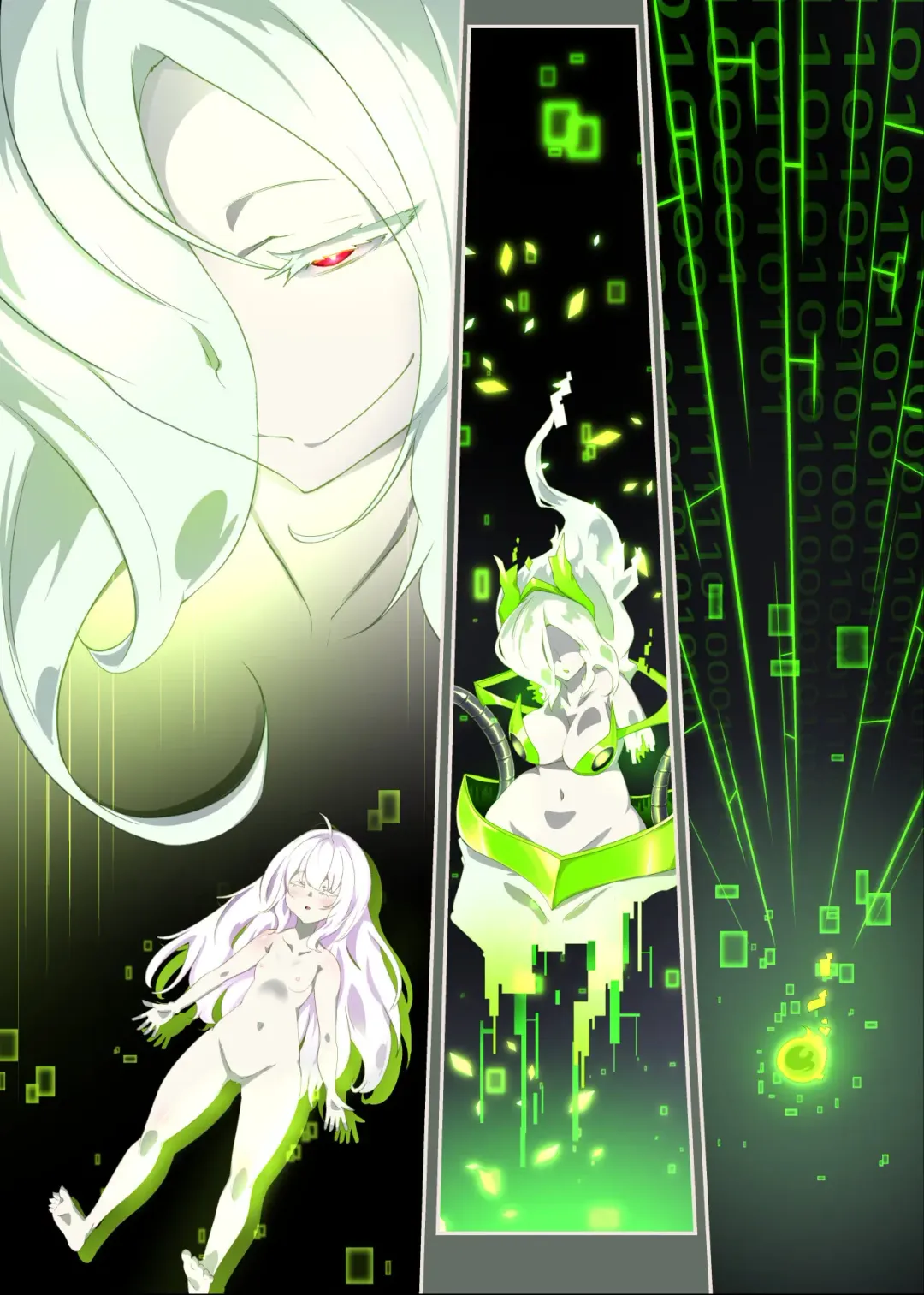 Shoujo no Anata ga Dennoukuukan de Seitai Energy wo Shiboritorareru Puchi Manga Fhentai - Page 1