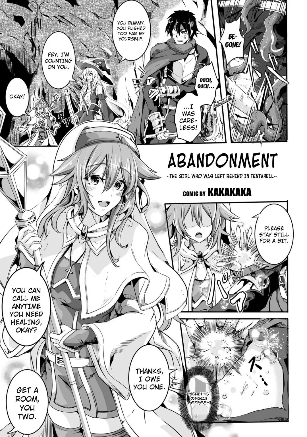 [Kakakaka] Kukkoro Heroines Vol. 14 - Okizari - shokugoku ni nokosareta shoujou Fhentai - Page 1