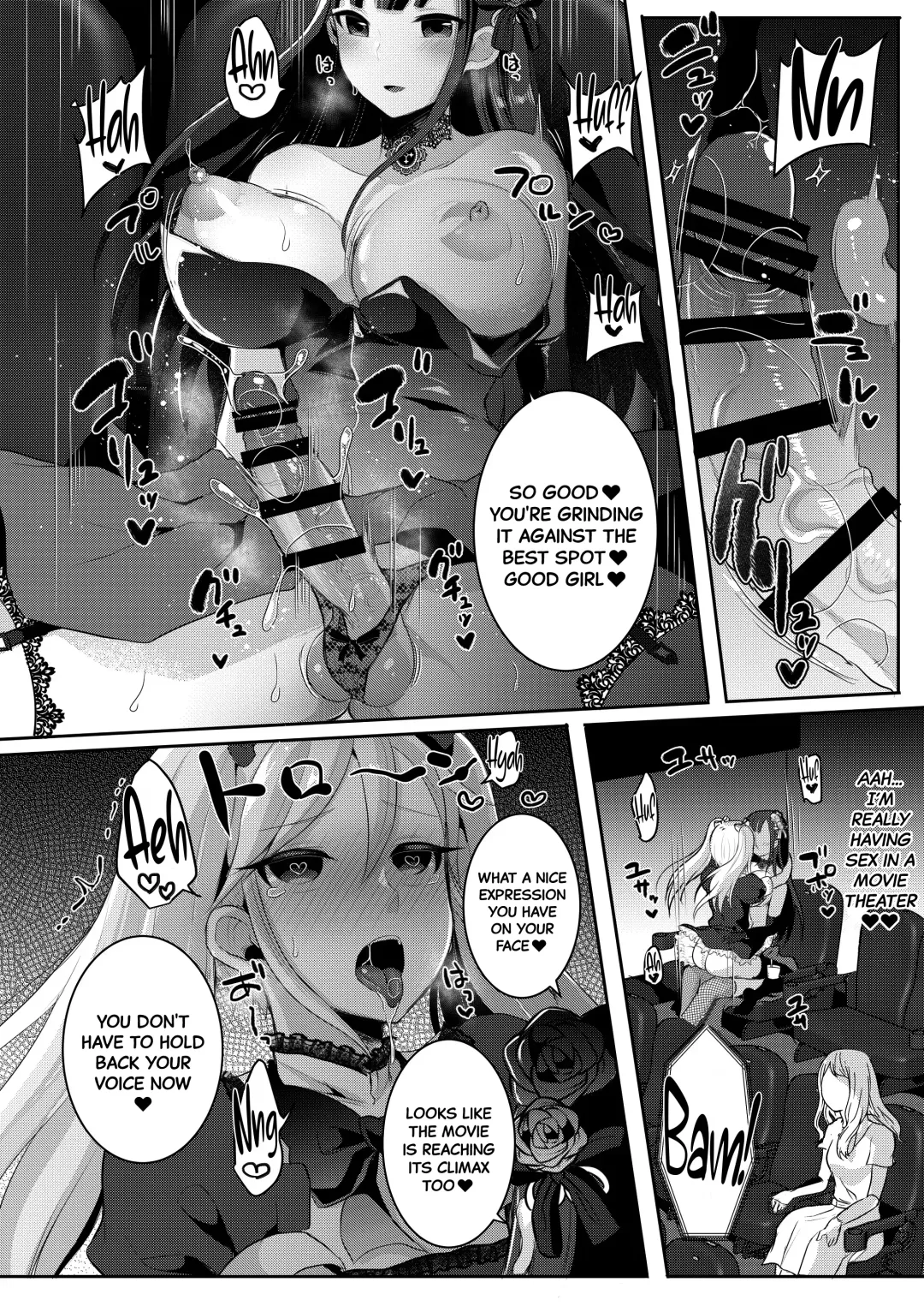 [Runrun] Futanari Gothic Onee-san no Tadashii Eiga Date no Susume | Recommendations for a Proper Movie Date With A Gothic Futanari Lady Fhentai - Page 17