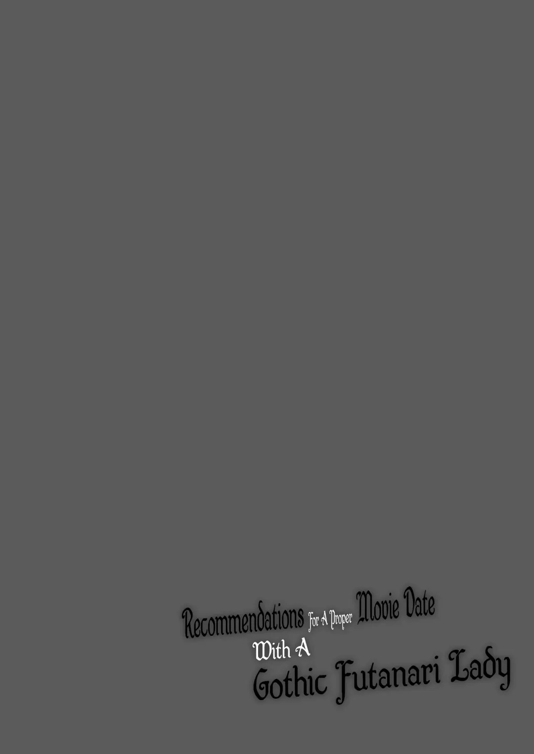 [Runrun] Futanari Gothic Onee-san no Tadashii Eiga Date no Susume | Recommendations for a Proper Movie Date With A Gothic Futanari Lady Fhentai - Page 3