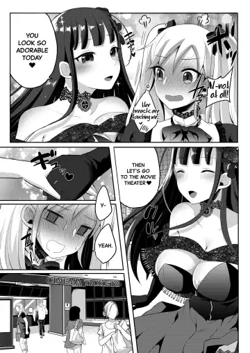 [Runrun] Futanari Gothic Onee-san no Tadashii Eiga Date no Susume | Recommendations for a Proper Movie Date With A Gothic Futanari Lady Fhentai - Page 5