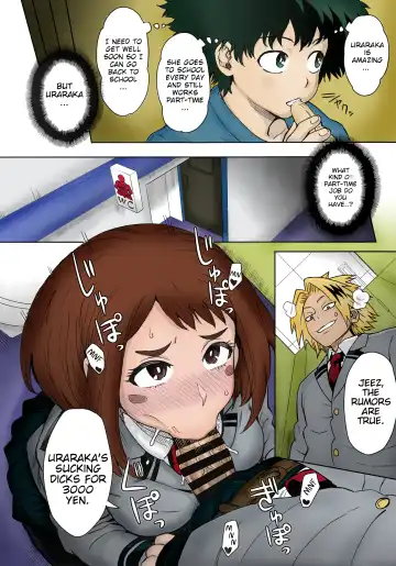 [Itou Eight] Uraraka Ura Fuuzoku | Uraraka's Behind-the-Scenes Prostitution Fhentai - Page 4